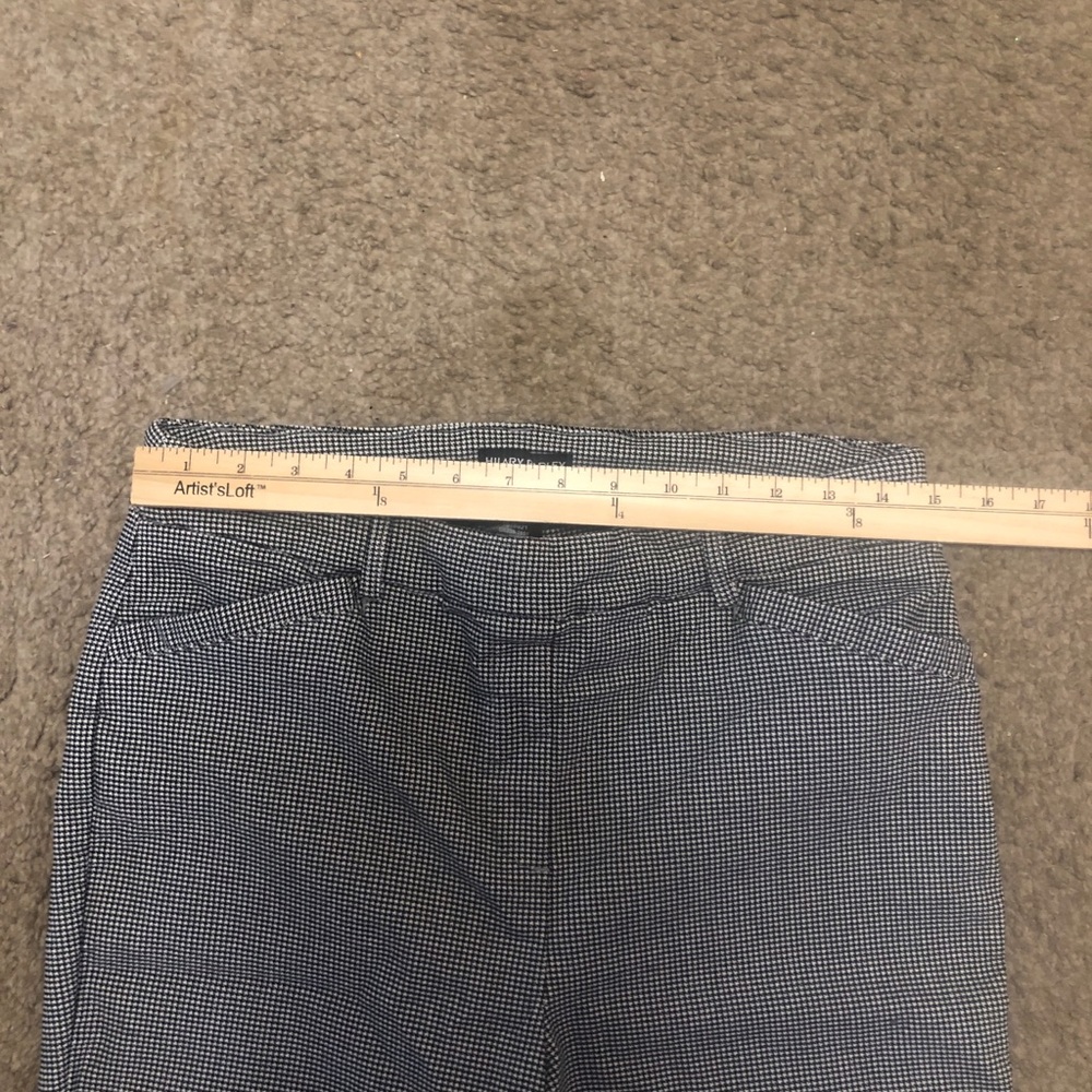 Hilary Radley Pull-On Slim Fit Sits at Waist Stretch Pants Black White Variety L - Picture 5 of 9